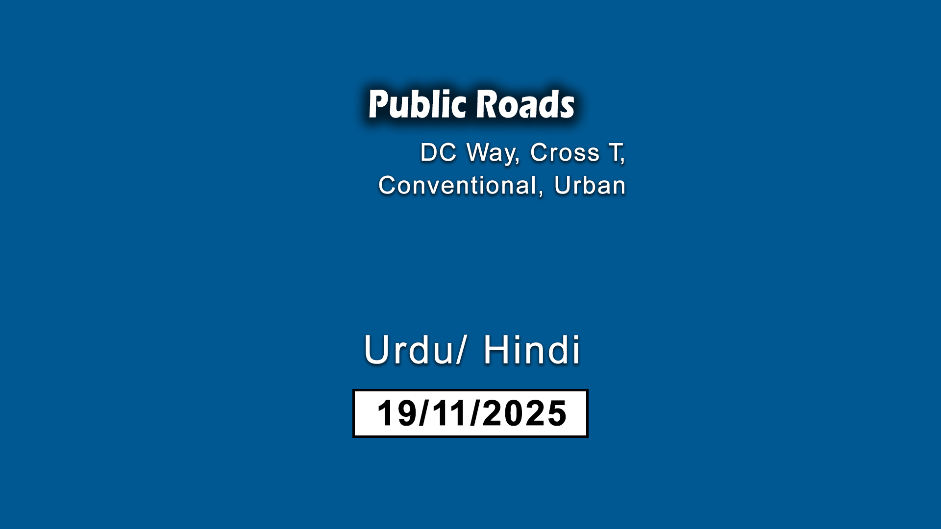 Road Type 2