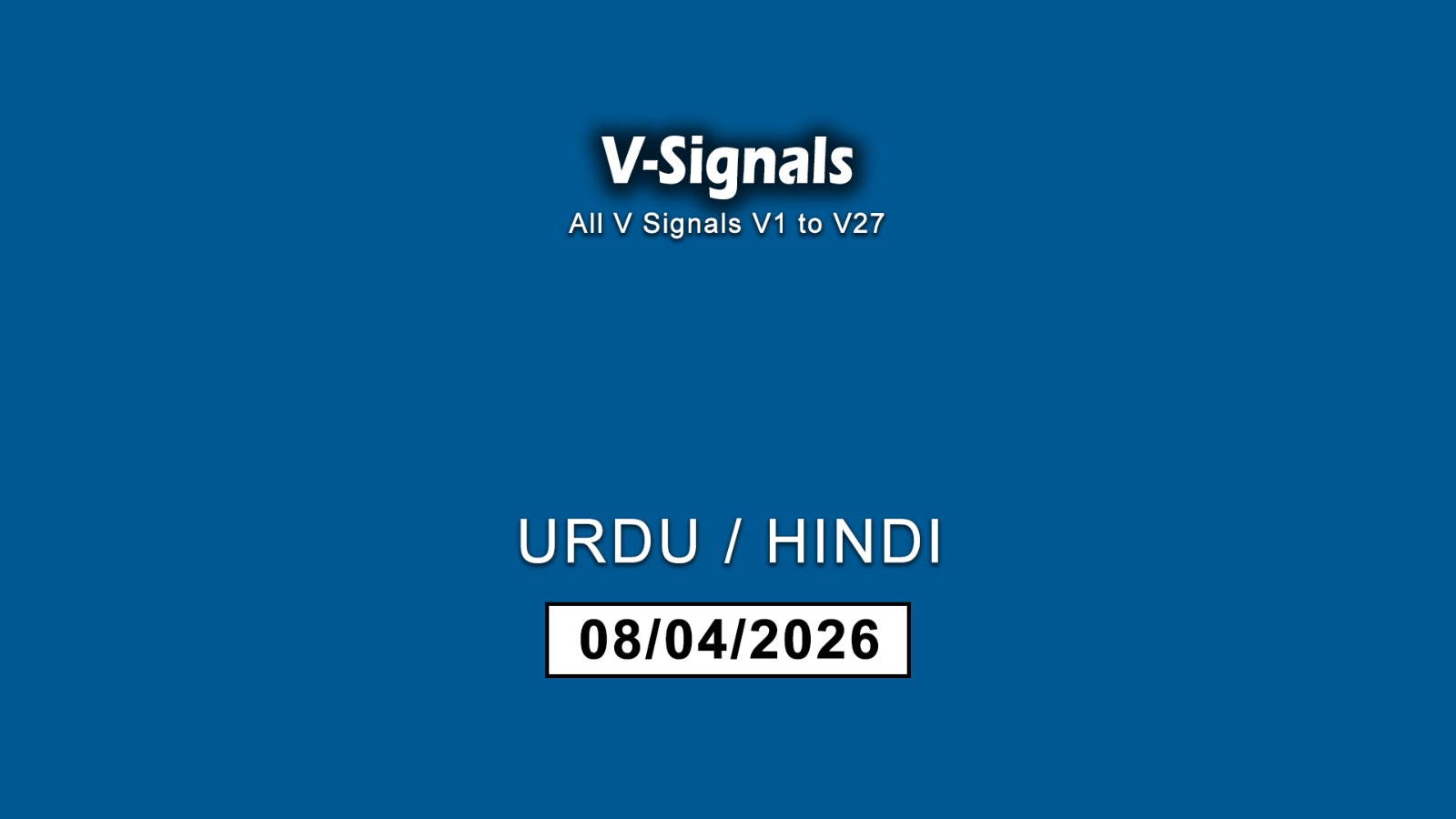 V-Signals